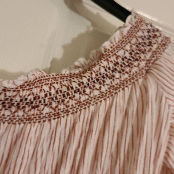 Ardene Striped off the shoulder top - Picture 3 of 3